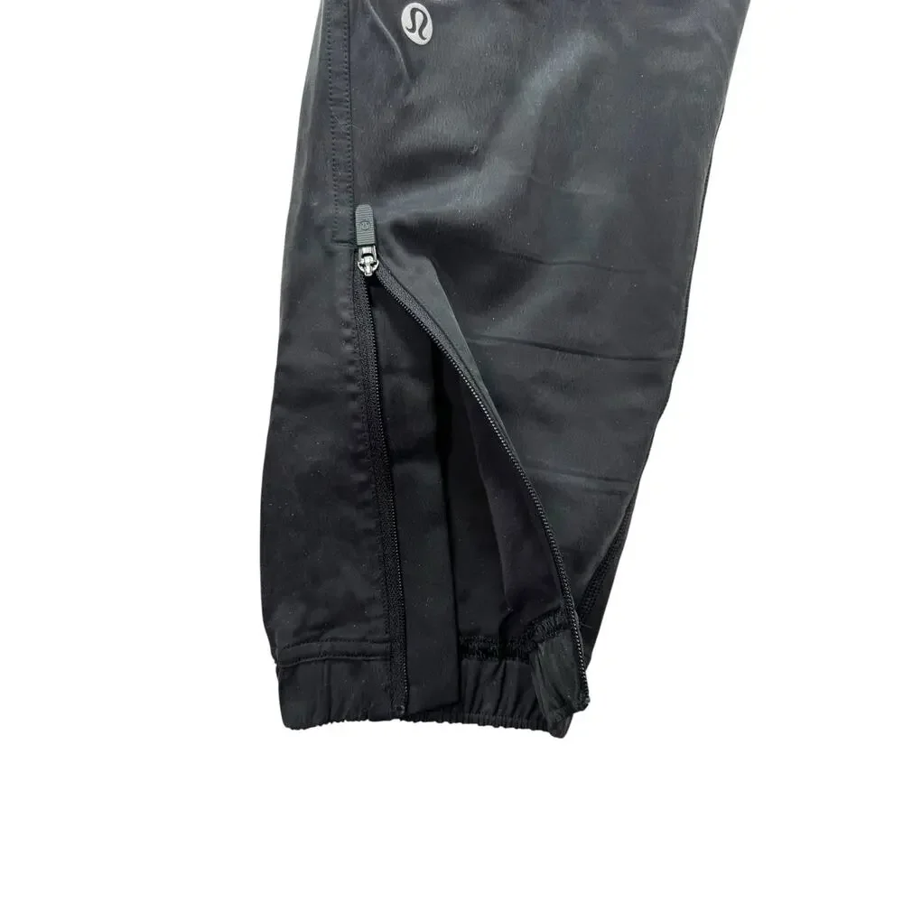 lululemon Adapted State Training Jogger 2 Black Zip Cuff High Rise Running Pant